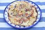 Tortilla pizza med kartofler - nem hvid pizza
