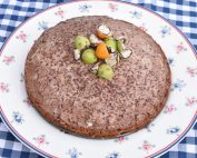 Kage med påskeæg - nem påskekage opskrift