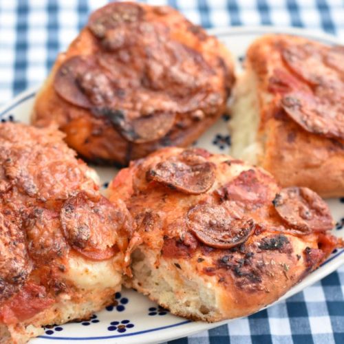 Pizzaboller - nem foccacia pizza til madpakken