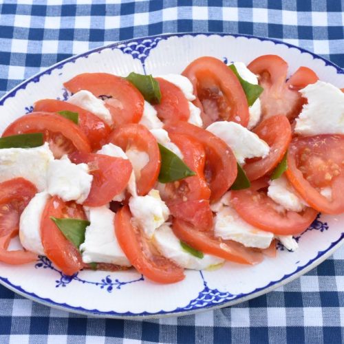 Caprese - nem salat med tomat & mozzarella
