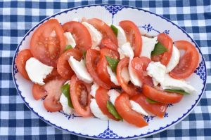 Caprese - nem salat med tomat & mozzarella