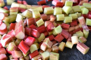 Saftige muffins med rabarber og kokos