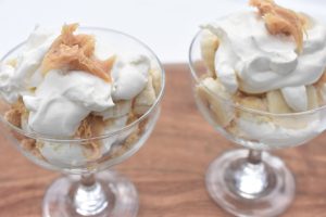 Banoffee pie i glas - nem dessert opskrift