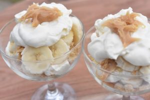 Banoffee pie i glas - nem dessert opskrift