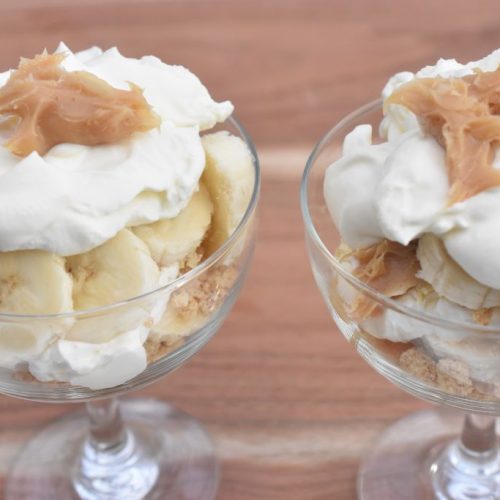 Banoffee pie i glas - nem dessert opskrift