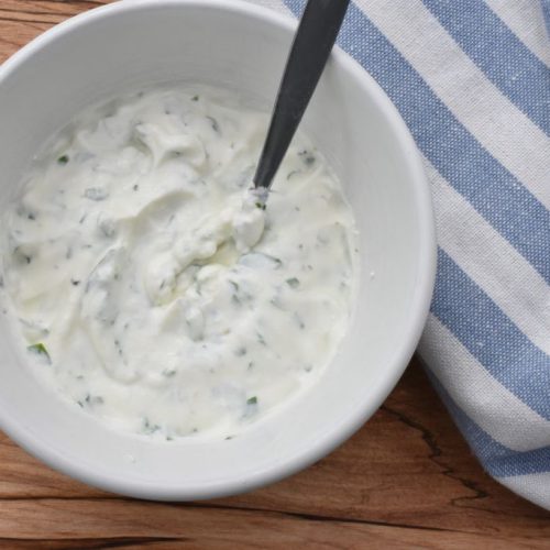 Ramsløg dip - nem dressing med ramsløg