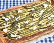 Butterdejstærte med asparges - nem tærte