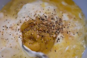 Omelet med asparges & ost i airfryer el. ovn