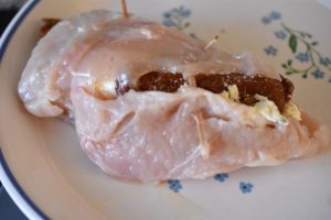 Fyldt kyllingebryst i airfryer - nem opskrift