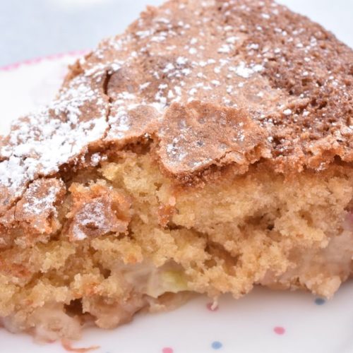 Sandkage med rabarber - lækker kage opskrift