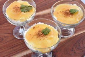 Cheesecake med hvid chokolade & lemon curd