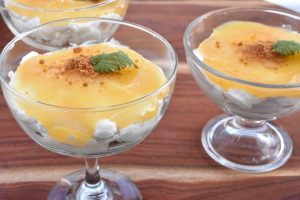 Cheesecake med hvid chokolade & lemon curd