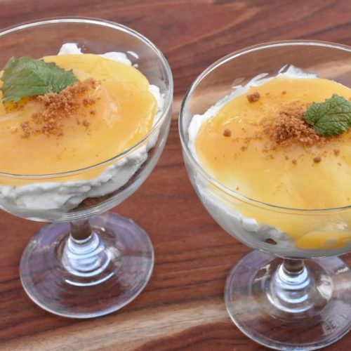 Cheesecake med hvid chokolade & lemon curd