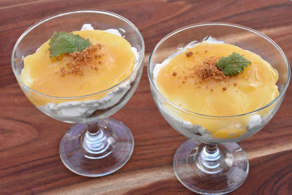 Cheesecake med hvid chokolade & lemon curd