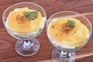 Cheesecake med hvid chokolade & lemon curd