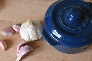 DSC_1726 • nogetiovnen.dk Confiterede hvidløg i olie - i airfryer el. ovn