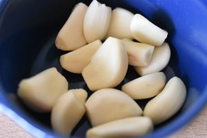 DSC_1731 • nogetiovnen.dk Confiterede hvidløg i olie - i airfryer el. ovn