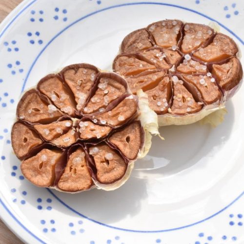 Bagte hvidløg i airfryer el. ovn - nem opskrift