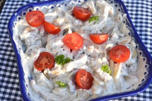 Hønsesalat opskrift - hjemmelavet hønsesalat