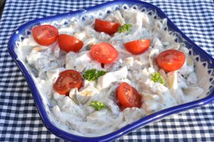 Hønsesalat opskrift - hjemmelavet hønsesalat