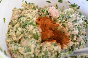 Kyllingefrikadeller med spinat & havregryn
