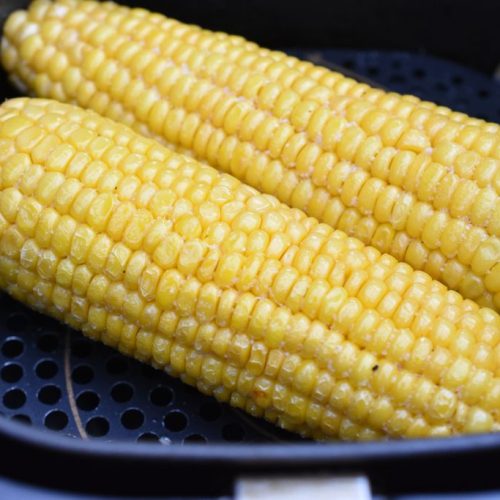 Majs i airfryer - saftige sprøde majskolber