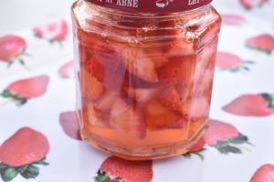 Marinerede jordbær - råsyltede - nem opskrift