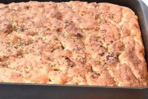 DSC_1711 • nogetiovnen.dk Koldhævet foccacia brød i bradepande - nemt