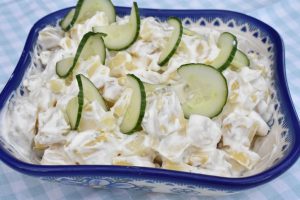 Bearnaise kartoffelsalat med estragon dressing