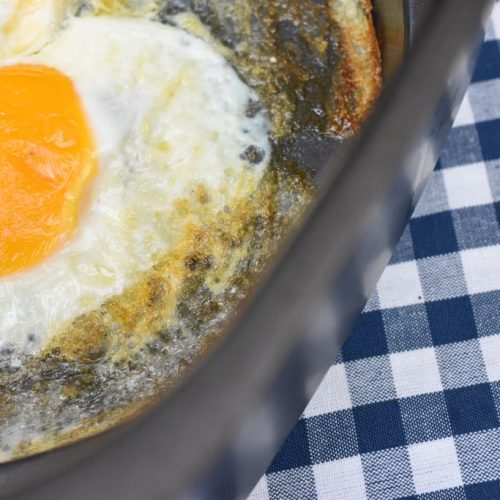 Spejlæg i airfryer - nem opskrift
