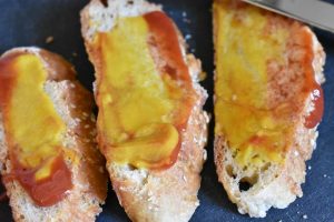 Chorizo sandwich grillet i airfryer el. ovn - nem