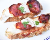 Chorizo sandwich grillet i airfryer el. ovn - nem
