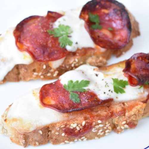 Chorizo sandwich grillet i airfryer el. ovn - nem