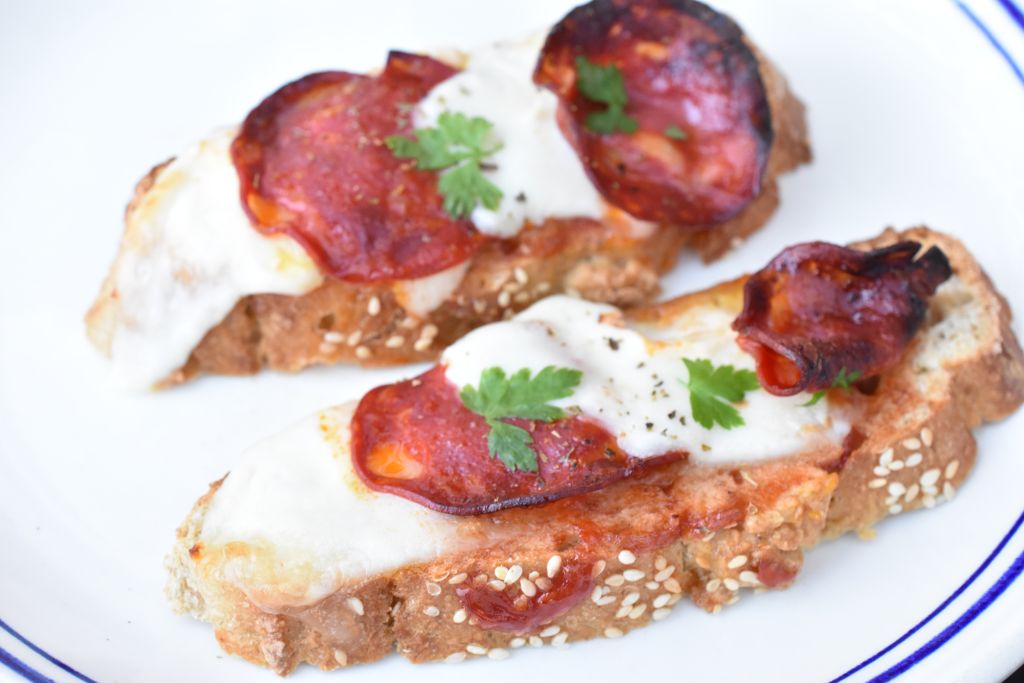 Chorizo sandwich grillet i airfryer el. ovn - nem