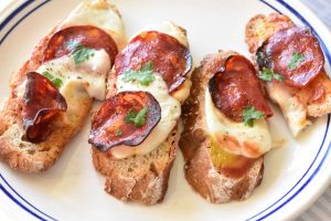 Chorizo sandwich grillet i airfryer el. ovn - nem