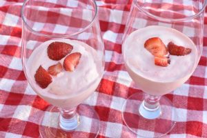 Softice med jordbær - nem jordbærsoftice