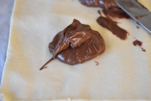 Nutella snegle af butterdej - nem opskrift
