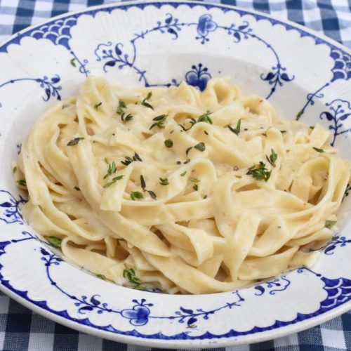 Pasta Alfredo - nem cremet pastaret med fløde