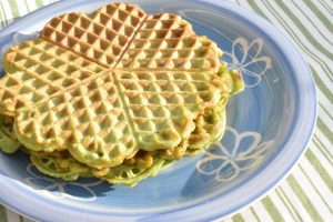 Spinatvafler - sunde vafler med spinat 