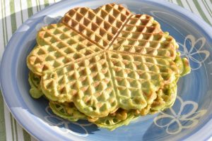 Spinatvafler - sunde vafler med spinat 