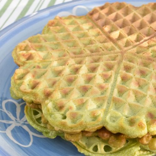 Spinatvafler - sunde vafler med spinat