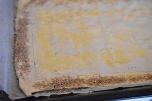 Butterdejstærte med tomater og flødeost - nem