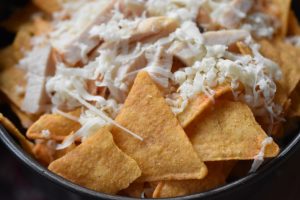 Nachos med kylling & ost i airfryer el. ovn