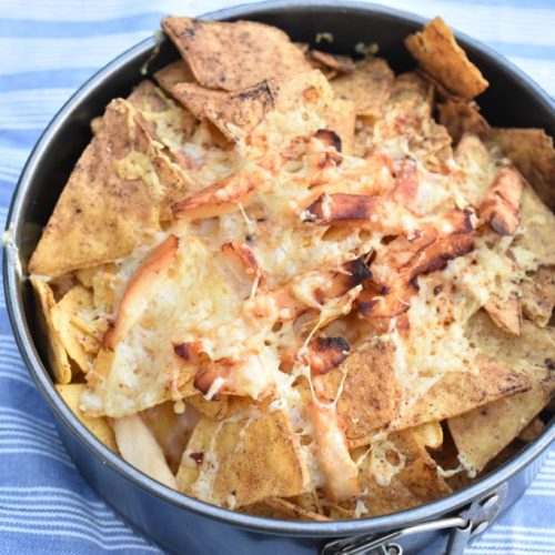 Nachos med kylling & ost i airfryer el. ovn