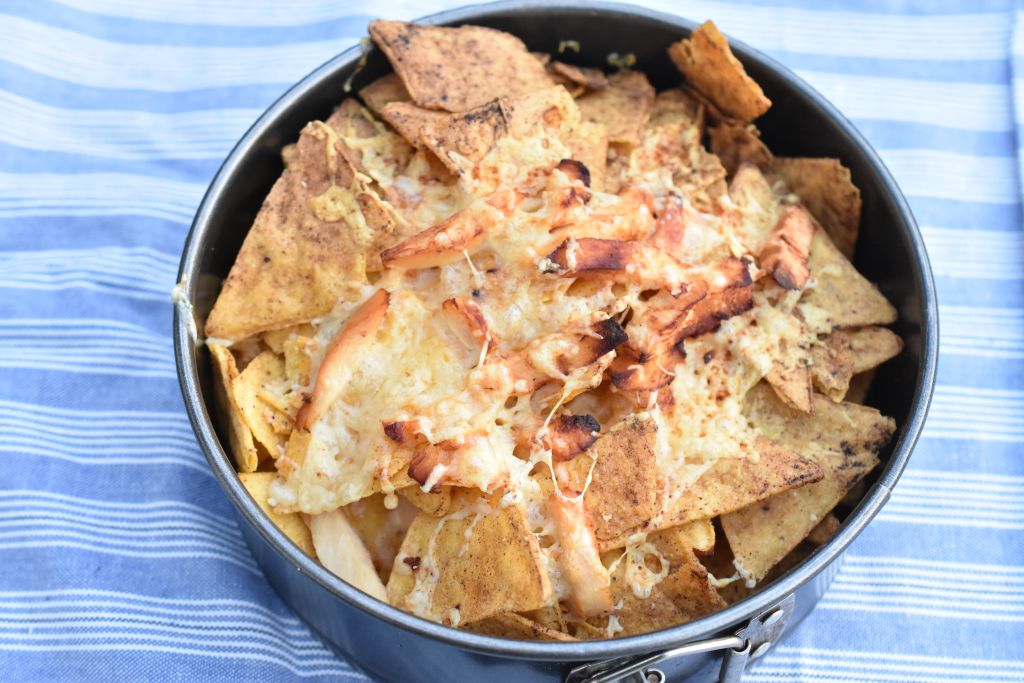 Nachos med kylling & ost i airfryer el. ovn
