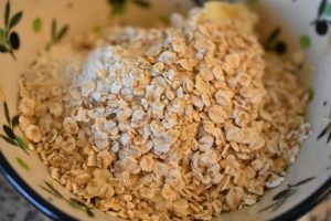 Blomme crumble - nem kage i ovn el. airfryer