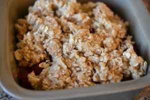 DSC_3324 • nogetiovnen.dk Blomme crumble - nem kage i ovn el. airfryer