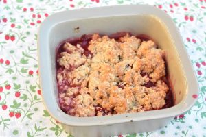 DSC_3332 • nogetiovnen.dk Blomme crumble - nem kage i ovn el. airfryer