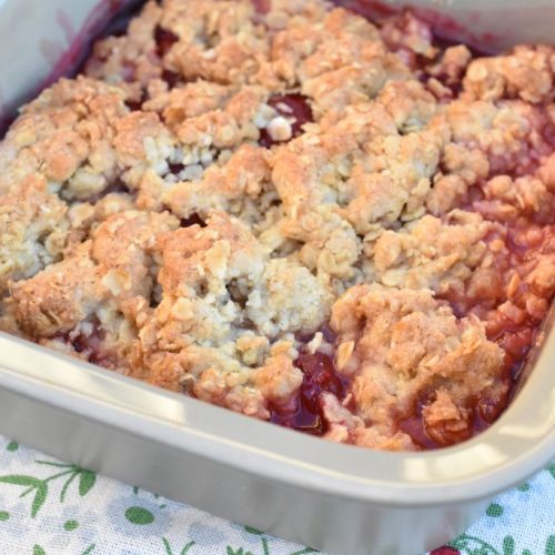 Blomme crumble - nem kage i ovn el. airfryer