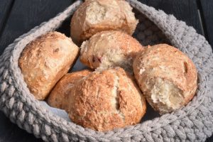 Æbleboller med kanel - boller med æbler
